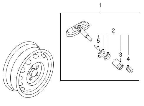 2006 Volkswagen Rabbit Tire Pressure Monitoring