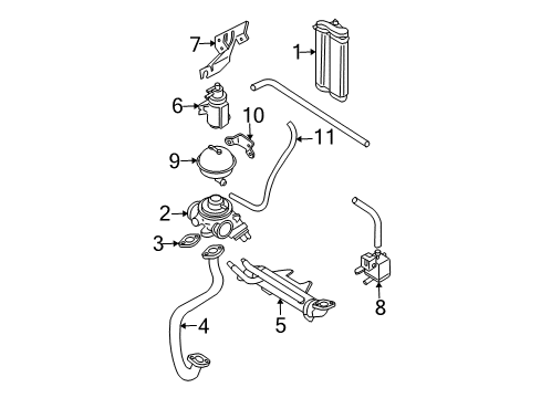 2005 Volkswagen Jetta EGR System