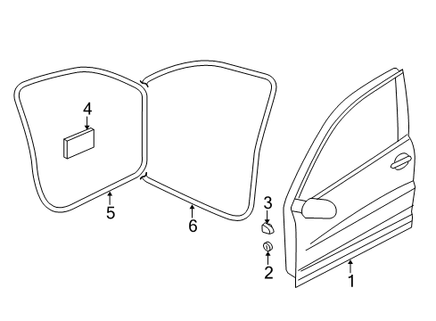 2020 Volkswagen Tiguan Front Door