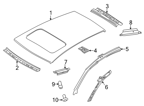2017 Volkswagen Jetta Roof & Components