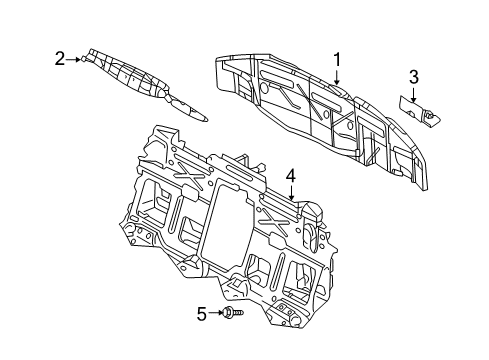 2004 Volkswagen Beetle Rear Body Diagram 1