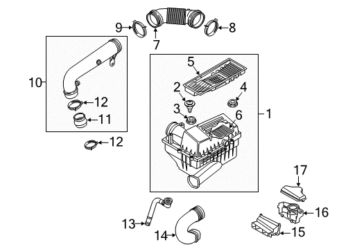 2017 Volkswagen Passat Filters Diagram 1