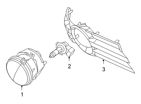 2012 Volkswagen Routan Fog Lamps