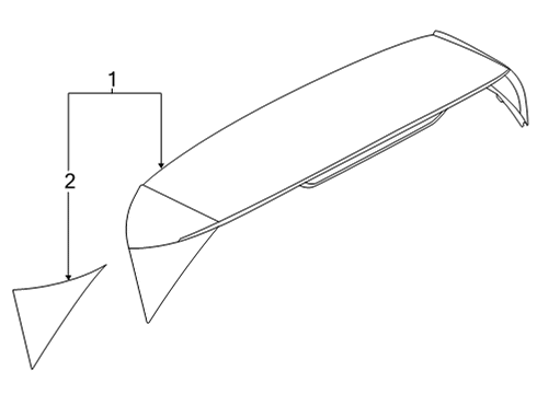 2024 Volkswagen GTI Rear Spoiler