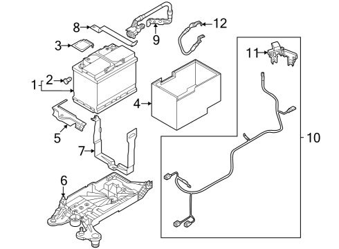 2022 Volkswagen Golf R Battery