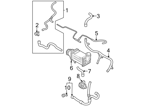 2024 Volkswagen Jetta Hoses, Lines & Pipes Diagram 2