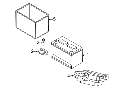 2012 Volkswagen Routan Battery