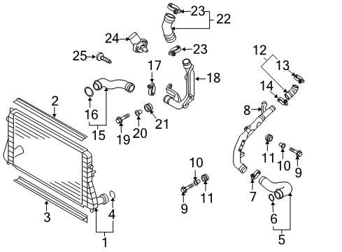 2013 Volkswagen Jetta EGR System, Emission Diagram 1