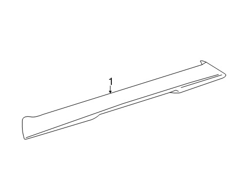 2012 Volkswagen Touareg Rear Spoiler Diagram 2