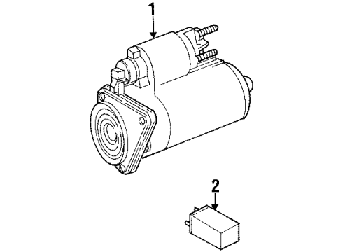 1997 Volkswagen Golf Starter