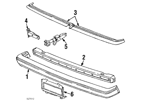 1987 Volkswagen Scirocco Cover Diagram for 533-807-821-G-2BC