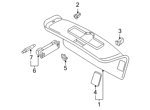 2009 Volkswagen CC Interior Trim - Trunk Lid