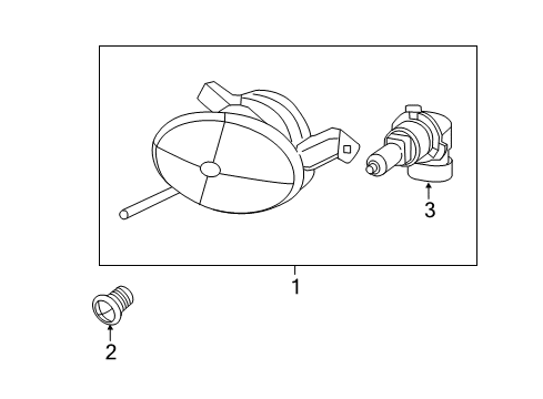 2013 Volkswagen Jetta Chassis Electrical - Fog Lamps
