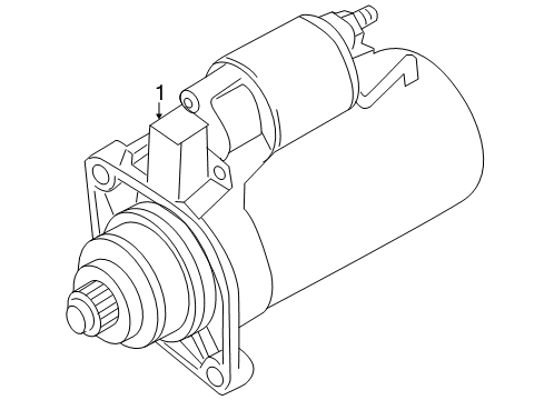 2008 Volkswagen R32 Starter