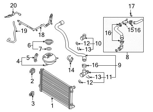 Hose Diagram for 06A-121-069-C