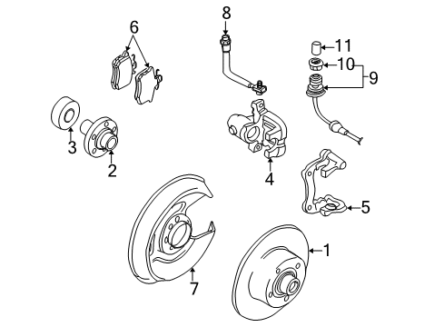 2004 Volkswagen Passat Anti-Lock Brakes Diagram 4