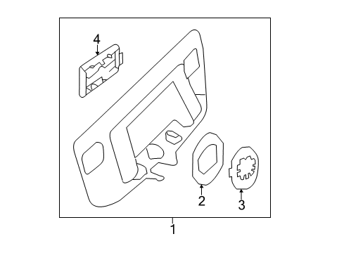 2017 Volkswagen Jetta Interior Trim - Trunk Lid