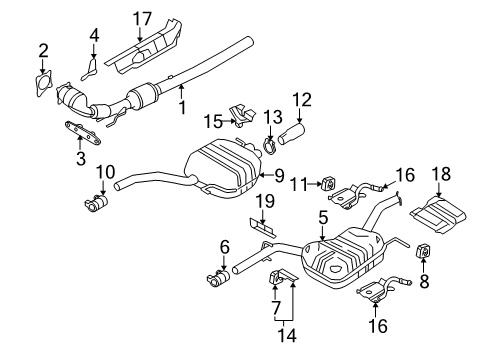 2017 Volkswagen CC Exhaust Components