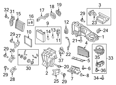 2014 Volkswagen Tiguan Filter Diagram for 1K1-819-669