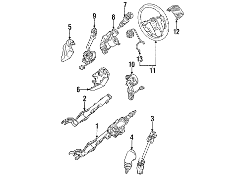 1991 Volkswagen Corrado Cover Diagram for 191-419-523-C