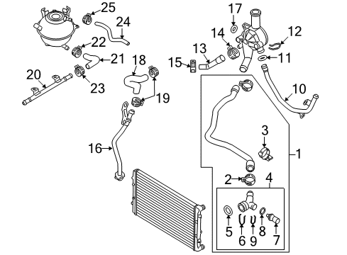 2008 Volkswagen Rabbit ECM Diagram for 07K-906-032-S