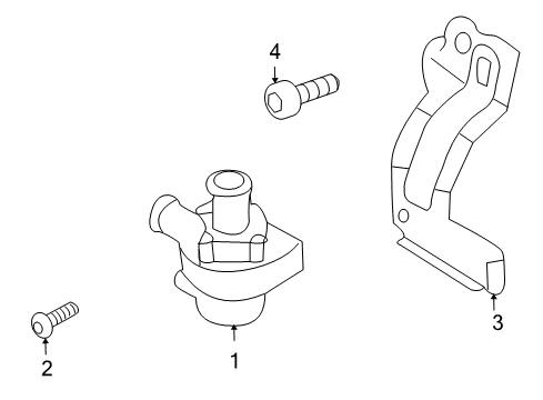 2017 Volkswagen Tiguan Limited Water Pump Diagram 1