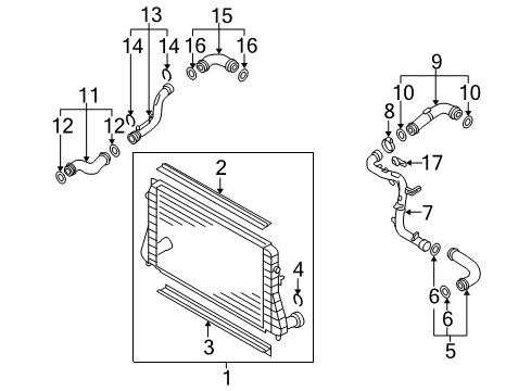 2006 Volkswagen Jetta Intercooler Diagram 1