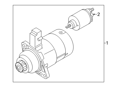2020 Volkswagen Jetta Starter
