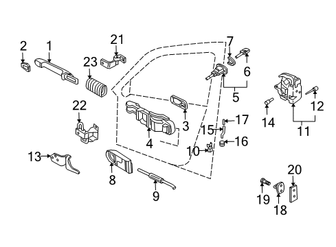 2002 Volkswagen Jetta Door & Components