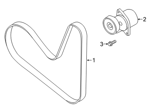 2024 Volkswagen Taos Belts & Pulleys
