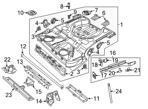 2016 Volkswagen Beetle Cover Diagram for 1K0-971-839-H