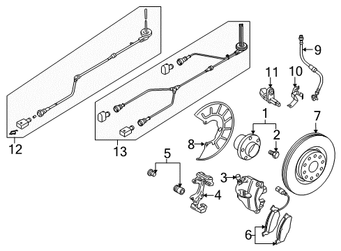 2016 Volkswagen Eos Front Brakes