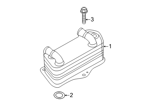 2007 Volkswagen Beetle Trans Oil Cooler