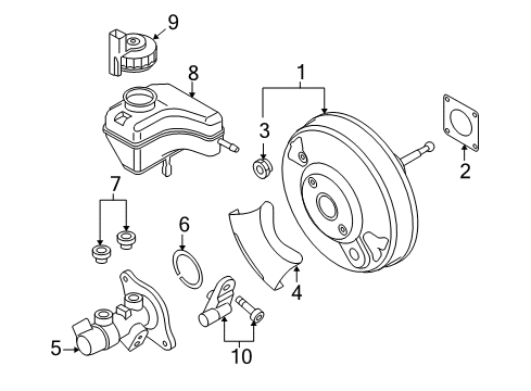 2006 Volkswagen Rabbit Dash Panel Components