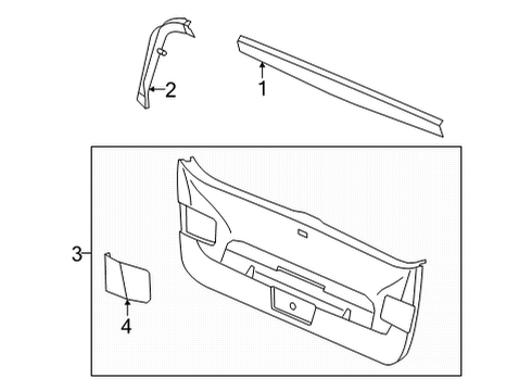 2024 Volkswagen GTI Interior Trim - Lift Gate