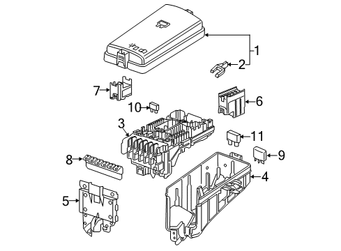 2020 Volkswagen GTI Fuse & Relay Diagram 1