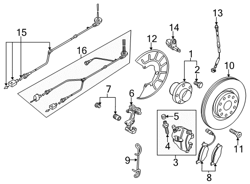 2011 Volkswagen GTI Front Brakes