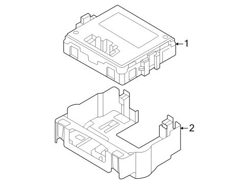 2023 Volkswagen Golf R Electrical Components Diagram 1