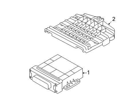 2014 Volkswagen Touareg Electrical Components Diagram 10