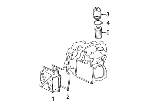 2006 Volkswagen Beetle Transaxle Parts Diagram 3