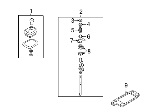 2014 Volkswagen Jetta Gear Shift Control - MT Diagram 3