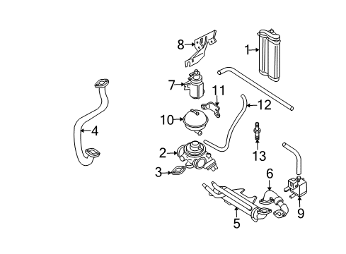 2002 Volkswagen Jetta EGR System