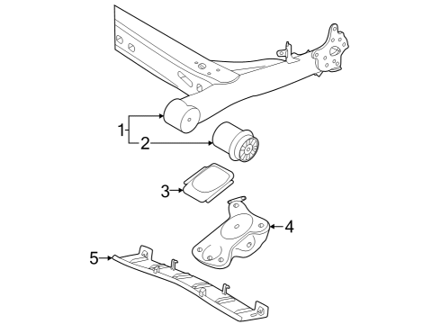 2023 Volkswagen Taos Rear Suspension  Diagram 2
