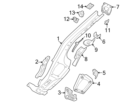 2022 Volkswagen Golf R Rails & Components
