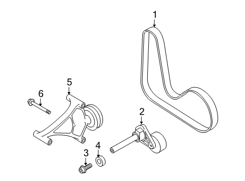 2011 Volkswagen GTI Belts & Pulleys