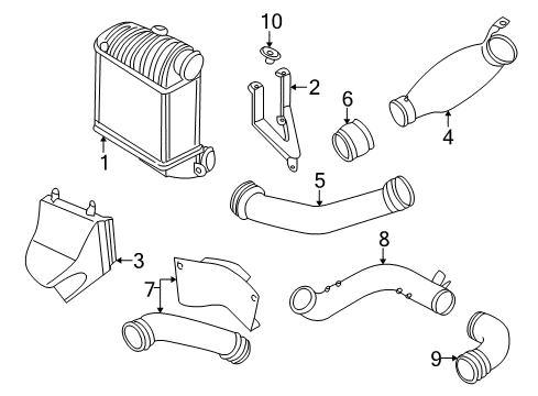 2000 Volkswagen Golf Intercooler Diagram 1