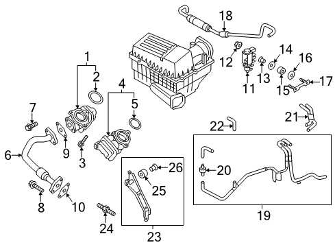 2013 Volkswagen Passat EGR System, Emission Diagram 2