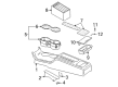 Diagram for Volkswagen Passat Cup Holder - 3B0-862-531-93R
