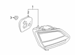 Diagram for Volkswagen Arteon Back Up Light - 3G8-945-308-B