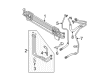 Diagram for Volkswagen Passat Automatic Transmission Oil Cooler - 3C0-317-019-C
